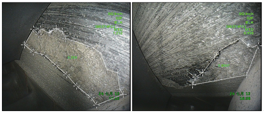 內(nèi)窺鏡傳統(tǒng)雙物鏡測量技術(shù)的分段測量示意圖