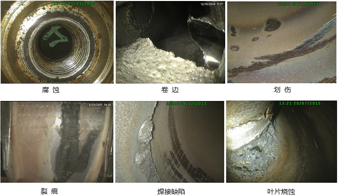 工業(yè)內窺鏡能看到的14種典型缺陷及表現(xiàn)形式